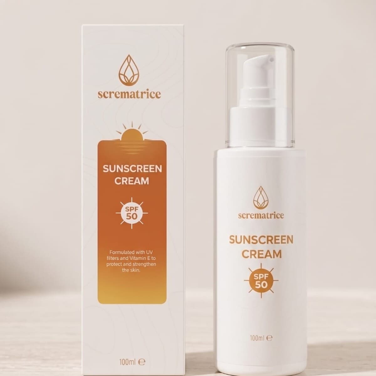 Sunscreen Cream — makro ayrıntı